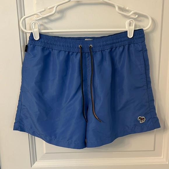 Paul Smith Blue Zebra Logo Swim Shorts - Picture 6 of 16